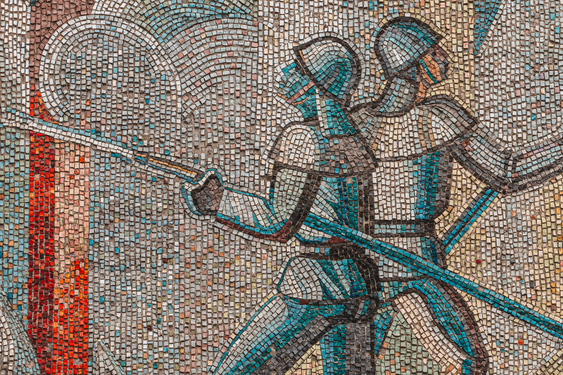 Regionale Mosaikstile in slawischen Ländern